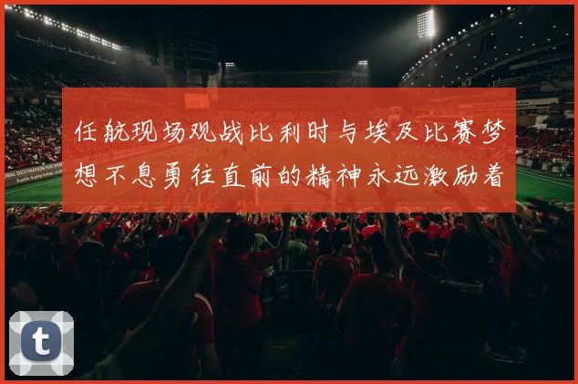 任航现场观战比利时与埃及比赛梦想不息勇往直前的精神永远激励着我们